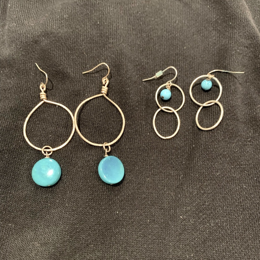 Silver and Turquoise earrings